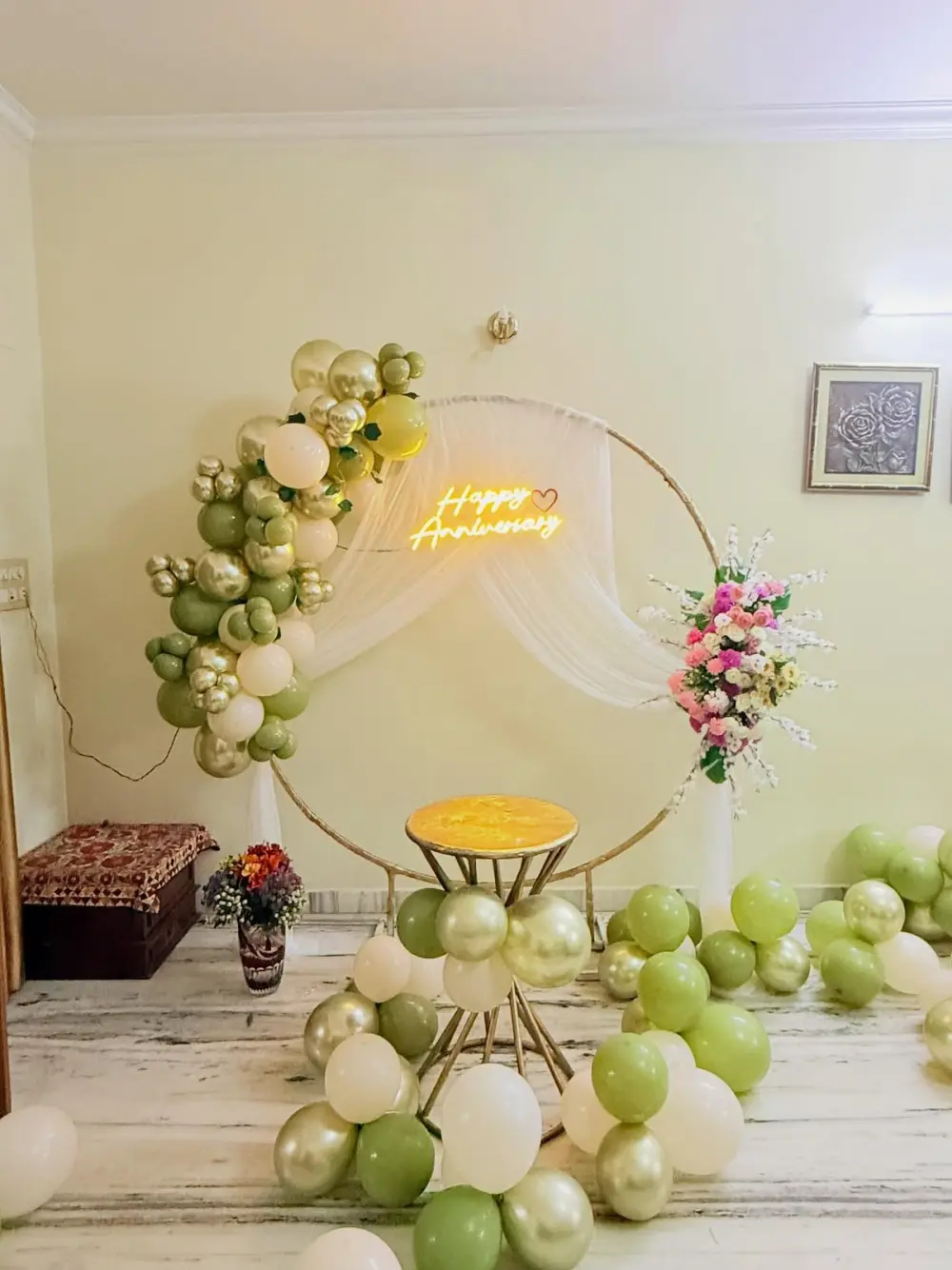 Romantic Anniversary Surprise in Lucknow