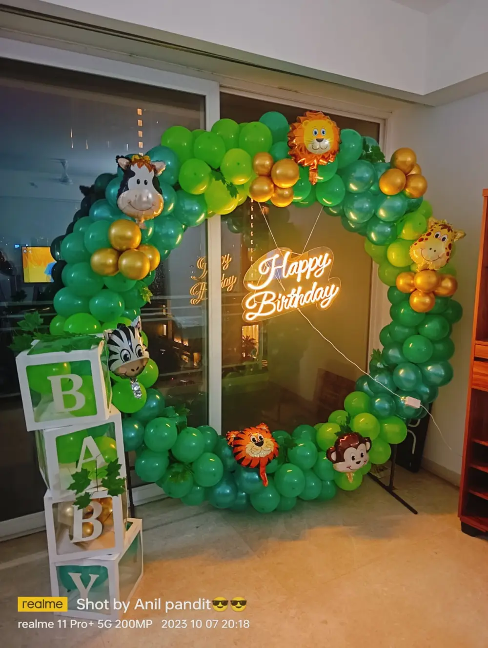 Superhero Action Backdrop — Kids Birthday Decoration in Lucknow
